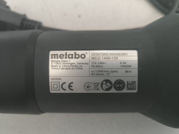 Б/в Кутова шліфмашина Metabo weq 1400-125 01-200830046
