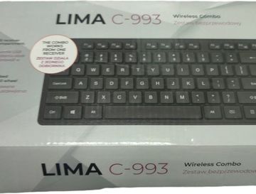 Б/в Бездротові клавіатура+миша Defender lima c-993 01-200807836