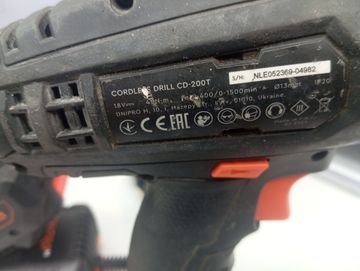 Б/в Шурупокрут Dnipro-M cd-200t 1акб 4ah + 1акб 2ah + зп 01-200856448