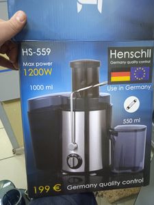 Б/в Соковитискач Henschll juicer hs-559 01-200876400