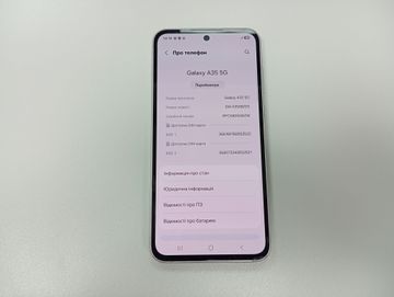 Б/в Мобільний телефон Samsung galaxy a35 5g 8/256gb 01-200885986