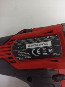 Б/у Шуруповерт Einhell te-cd 18/48 li-i-solo / 1акб 3ah / зп 01-200897701