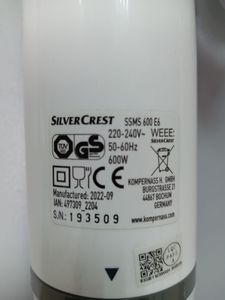 Б/в Блендер Silvercrest kitchen tools ssms 600 e6 01-200904409