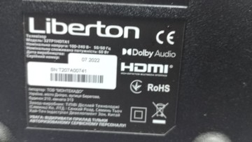 Б/у Телевизор Liberton 32tp1hdt 01-200924703
