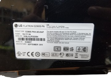 Б/в Монітор Lg e2360 01-200908250