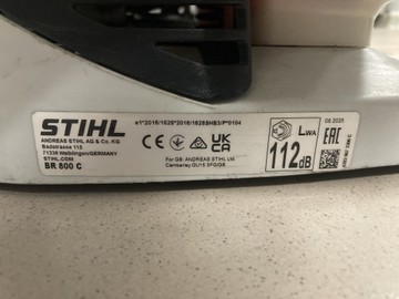 Б/в Садова повітродувка Stihl br 800 c-e 01-200975830