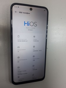Б/в Мобільний телефон Tecno spark go 1 kl4 3/128gb 01-200975928