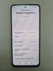 Б/в Мобільний телефон Xiaomi redmi note 11s 6/64gb 01-200986311