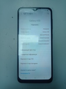 Б/у Мобільний телефон Samsung galaxy a30 2019 3/32gb 01-200995825