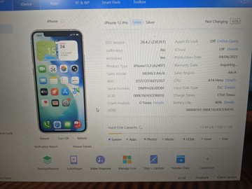 Б/в Мобільний телефон Apple iphone 12 pro 128gb 01-200923843