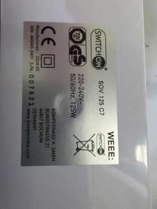 Б/в Вакууматор Switchon sov 125 c7 01-201052604