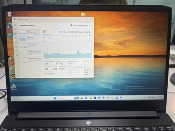 Б/в Ноутбук Lenovo 15/ryzen 5 5500h ddr4/8gb ddr4/hdd *відсутній/ssd 512 gb/geforce rtx2050 4gb 01-201053175
