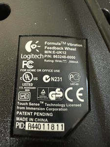 Б/у Руль игровой Logitech formula vibration feedback 01-201102820