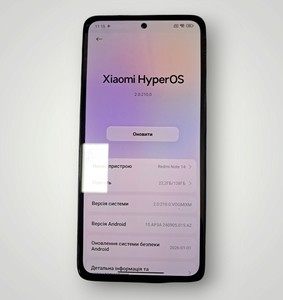 Б/в Мобільний телефон Xiaomi redmi note 14 6/128gb 01-201114441