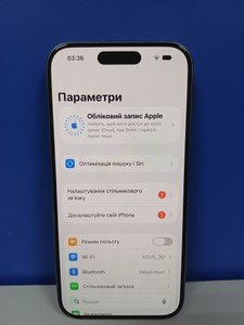 Б/у Мобільний телефон Apple iphone 15 pro 128gb esim 01-201158406
