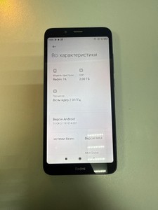 Б/в Мобільний телефон Xiaomi redmi 7a 2/32gb 01-201163607