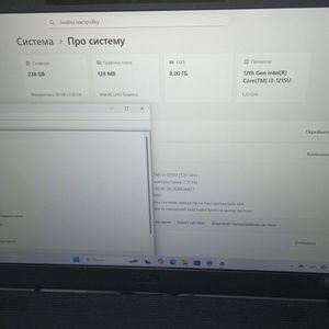 Б/в Ноутбук Acer 15/core i3-1215u ddr5/8gb ddr4/ssd 256 gb/*інтегрована 01-200804201