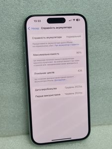 Б/в Мобільний телефон Apple iphone 15 128gb 01-200802649
