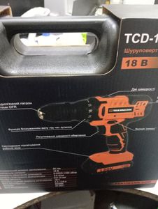 Б/у Шуруповерт Tekhmann tcd-18 s2 bs kit 01-200817114