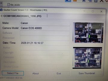 Б/в Фотоапарат Canon eos 4000d + ef-s 18-55 1:3.5-5.6 iii 01-200802756