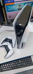 Б/в Ігрова приставка Sony playstation 5 slim 1tb + 2 геймпади 01-200866331