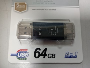 Б/в Флеш-накопичувач usb Touch&Go 64gb 01-200950268