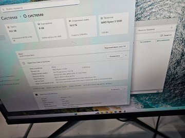 Б/у Системный блок Пк amd ryzen 5 5500/ram 16 gb/hdd відсутній/ssd 1000 gb/nvidia rtx 3050 (geforce) 8gb gddr6 128bit 01-200966570