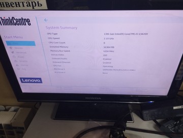 Б/в Системний блок Lenovo thinkcentre neo 50q gen 5/i5-13420h/16gb ram/ssd512gb/інтегрована 01-200996898
