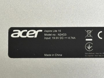 Б/в Ноутбук Acer 15/core i5-13500h ddr5/16gb ddr5/ssd 512 gb/*інтегрована 01-201001628