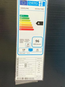 Б/у Телевизор Samsung ue43au7100 01-201001901