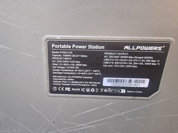 Б/в Зарядна станція Allpowers r1500 lite 01-201045296