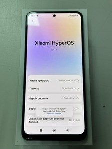 Б/в Мобільний телефон Xiaomi redmi note 12 5g 4/128gb 01-201058108