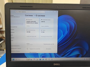 Б/в Ноутбук Dell 14/celeron n4000 ddr4/4gb ddr4/hdd *відсутній/ssd 120 gb/*інтегрована 01-201070773
