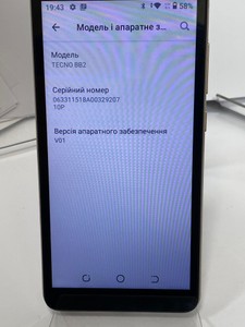 Б/в Мобільний телефон Tecno pop 3 1/16gb 01-201090718