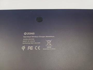 Б/в Бездротова зарядка Zens dual wireless charging 10w zedc04 01-201154484