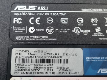 Б/в Ноутбук Asus 15/core i3 350m ddr3/8gb ddr3/hdd 500 gb/*інтегрована 01-201158738