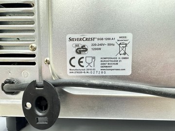 Б/в Електропіч Silvercrest sgb 1200 a1 01-201160350