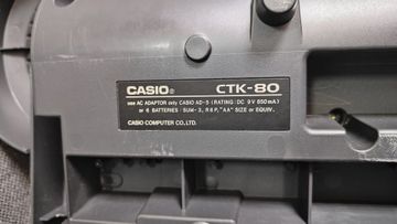 01-200602673: Casio ctk-80