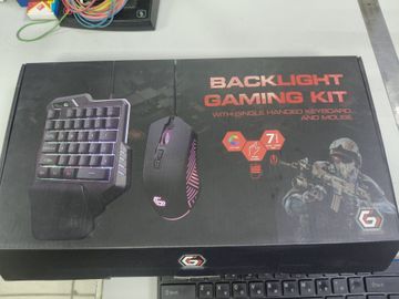 Б/у Набор клавиатура и мышка Gembird backlight gaming kit 01-200803652