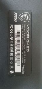Б/в Клавіатура Msi vigor gk20 01-200574835