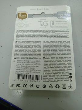 Б/в Флешка T&G 32gb usb 2.0 type-c 2in1 01-200848415