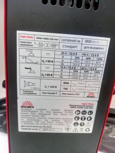 Б/в Зварювальний апарат Vitals mma-1400h lcd mini 16-000275932