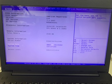 Б/в Ноутбук Asus 15/celeron n2840 ddr3/2gb ddr3/hdd 500 gb/*інтегрована 01-200955754