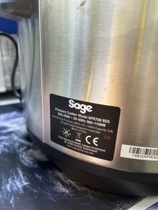 Б/в Мультиварка Sage bpr700 01-201038779