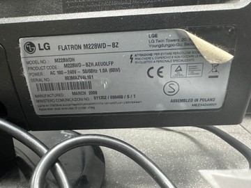 Б/у Монитор Lg m228wdh 01-201045819