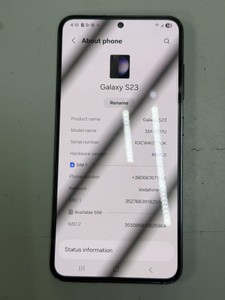 Б/в Мобільний телефон Samsung galaxy s23 sm-s911u1 8/128gb 01-201079972