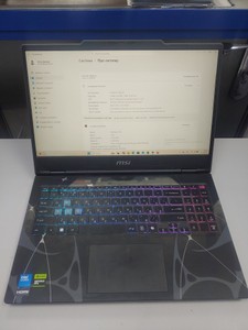 Б/в Ноутбук Msi core i7-240h 2.50ghz / ram 16gb / ssd 512gb / geforce rtx5060 laptop gpu 01-201147692