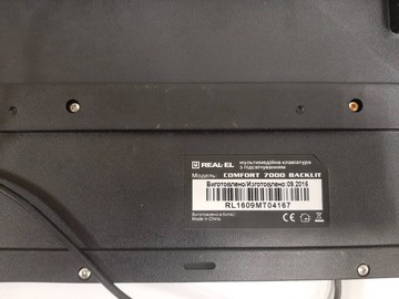 Б/у Клавиатура Real-El comfort 7000 backlit 01-201155847