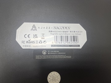 Б/в Клавіатура Ajazz ak820 max magnetic switches 01-201167369