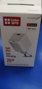 Б/у Зарядный блок Colorway gan mini 25w pd port pps usb-c black (cw-chs052pd 01-200830516